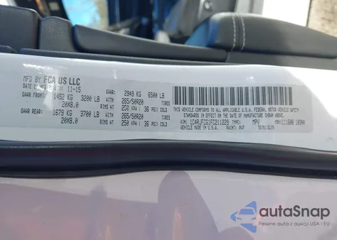 2015 Jeep Grand Cherokee Overland from USA, damaged, VIN 1C4RJFCG1FC211229